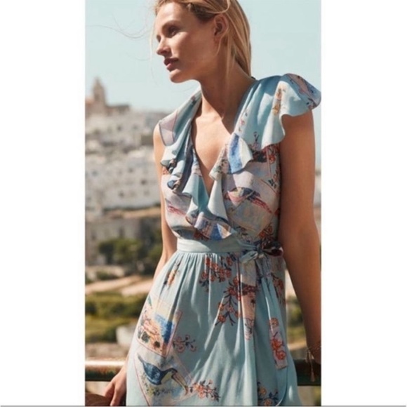 Maeve Anthropologie Rosalia Wrap Dress size 6